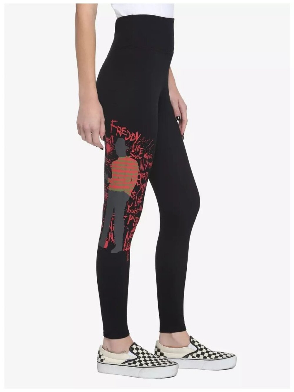 A Nightmare on Elm Street Freddy Krueger Silhouette Leggings Hot Topic 3X (NWOT)